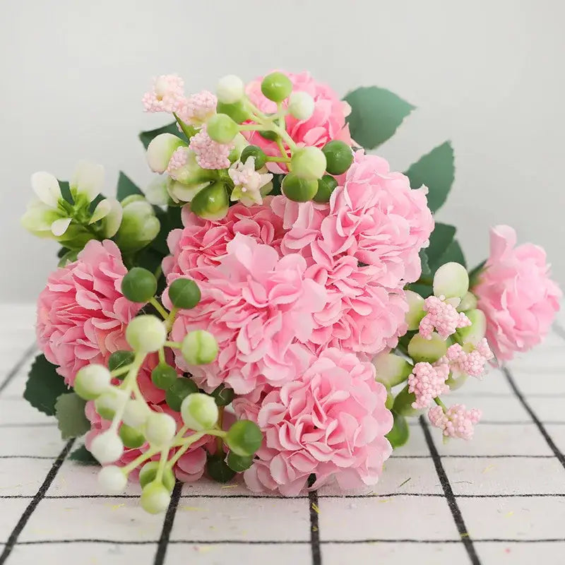 Silk Pink Daisy Bouquet