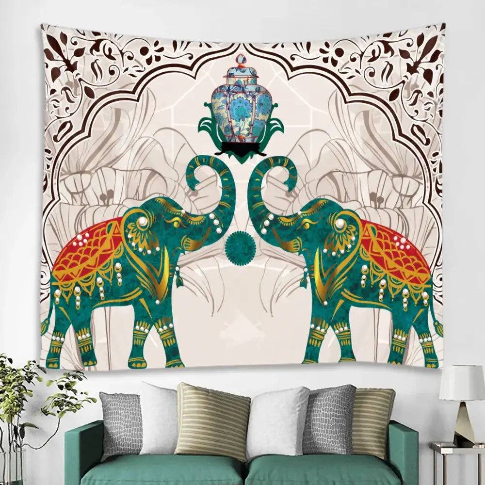 Elephant Tarot Tapestry
