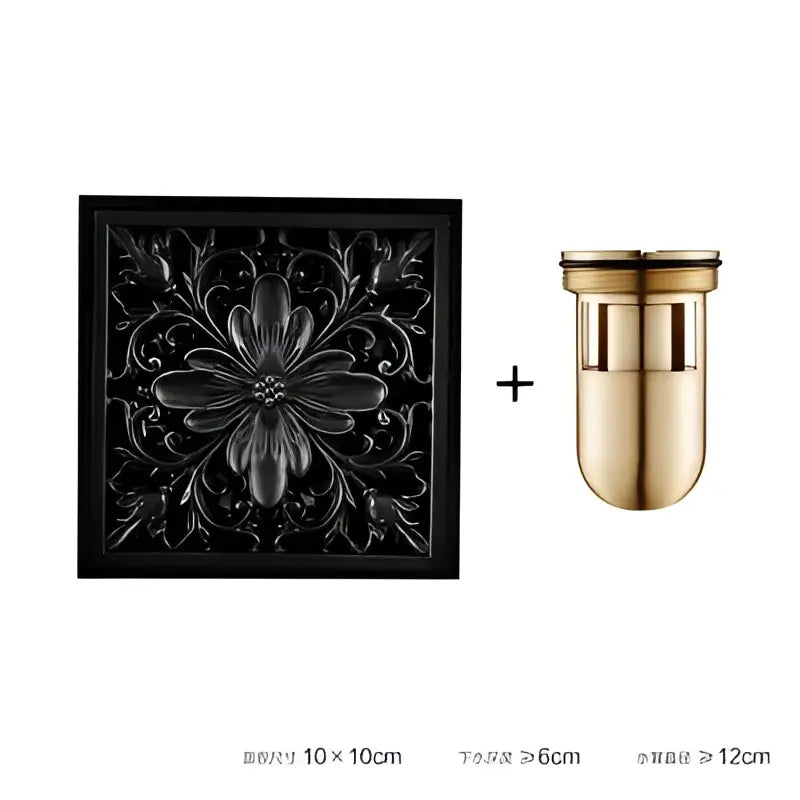 Black Brass Floor Drain