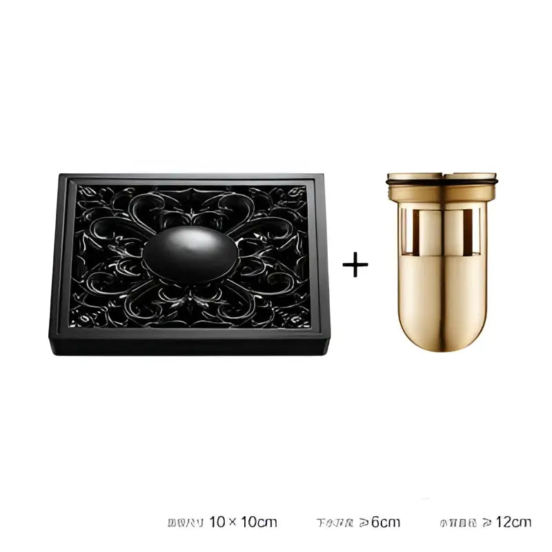 Black Brass Floor Drain