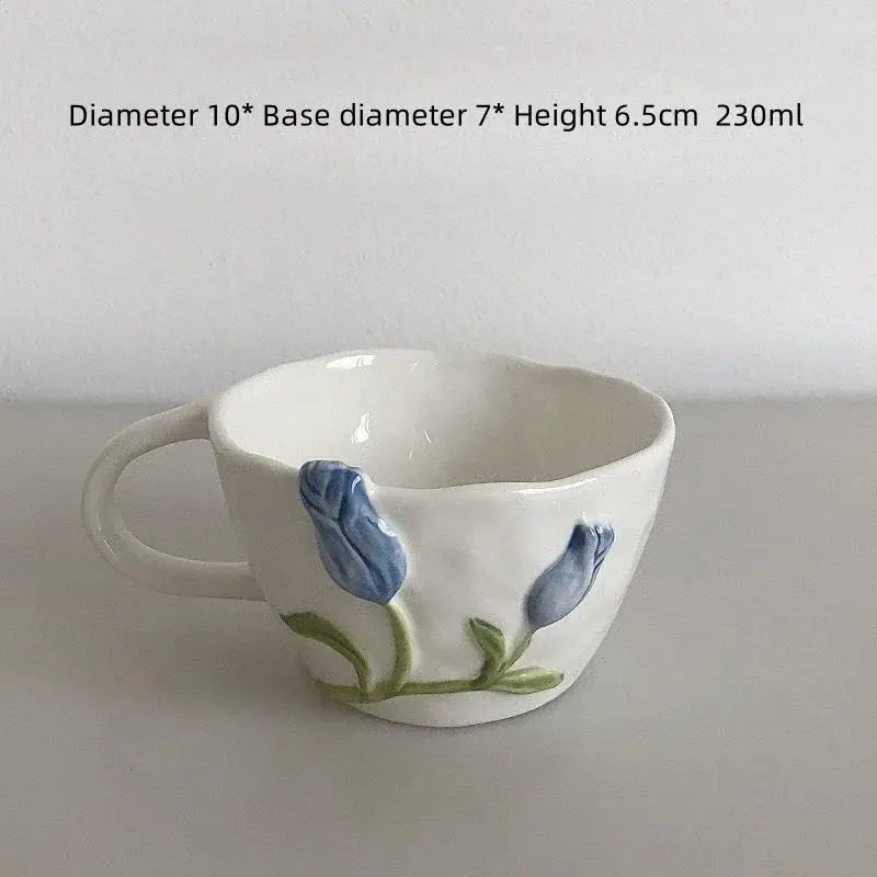 Tulip Ceramic Cup Set