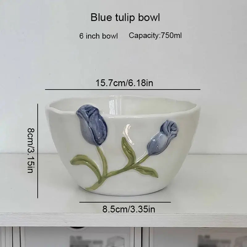 Tulip Ceramic Cup Set