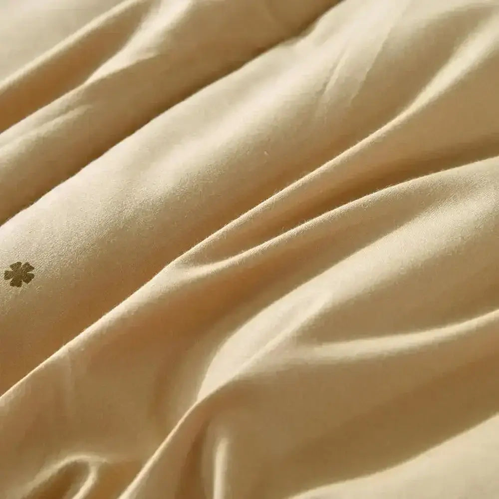 Beige Camel Hair Comforter