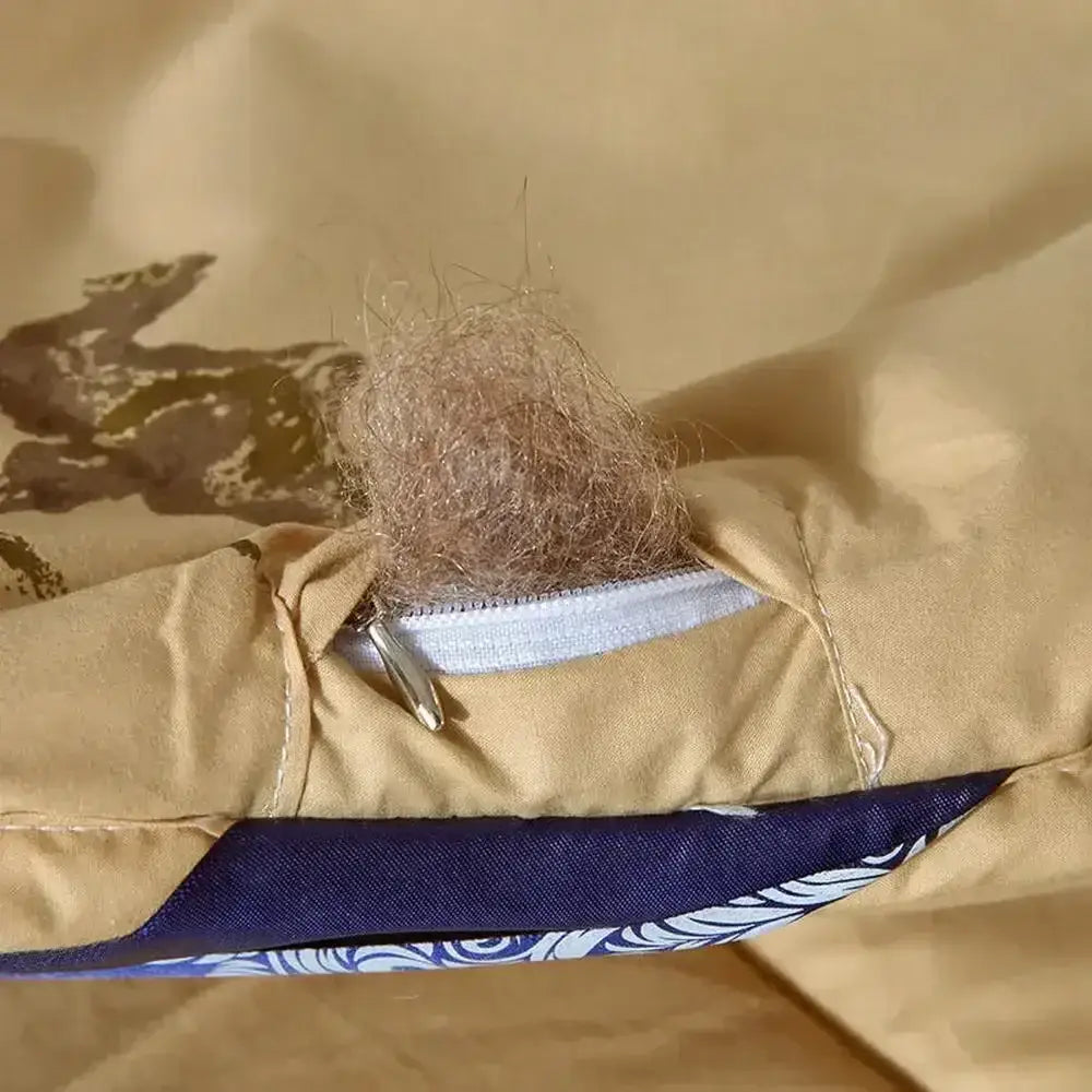 Beige Camel Hair Comforter