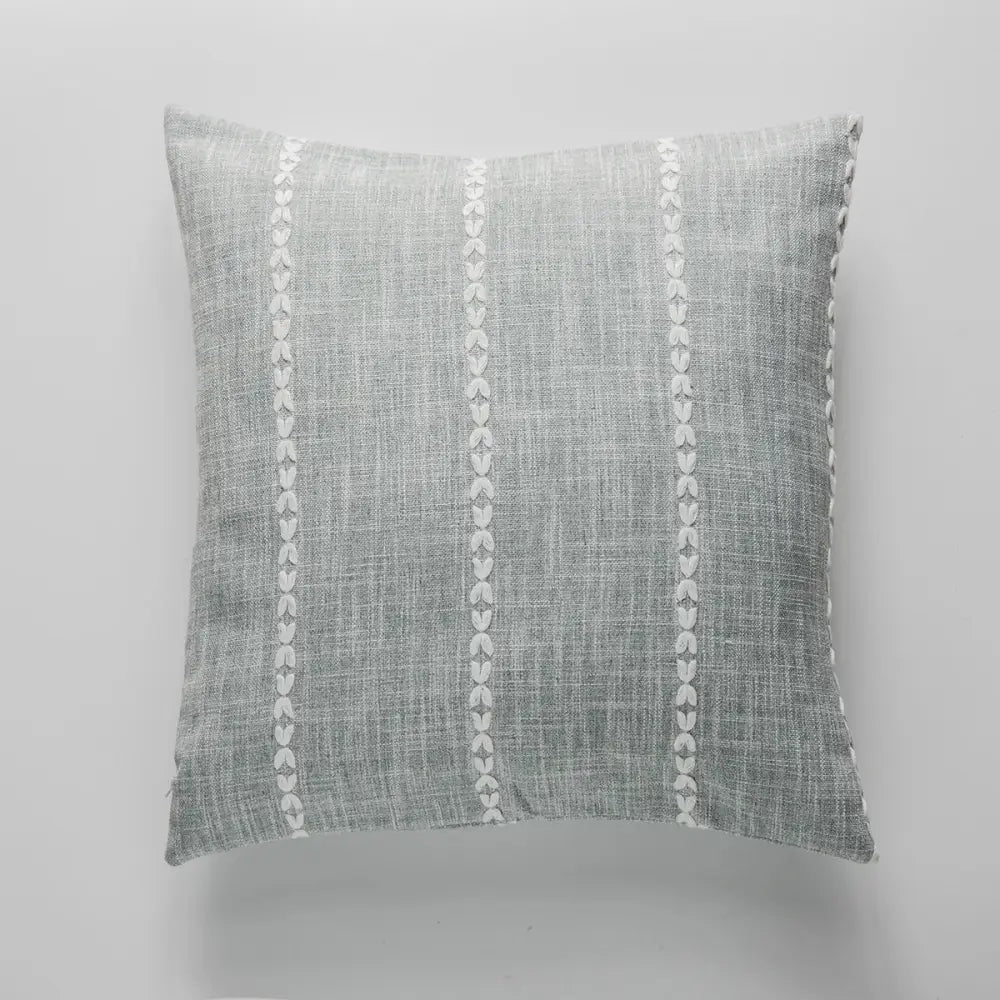 Brown Grey Stripe Cushion Cover