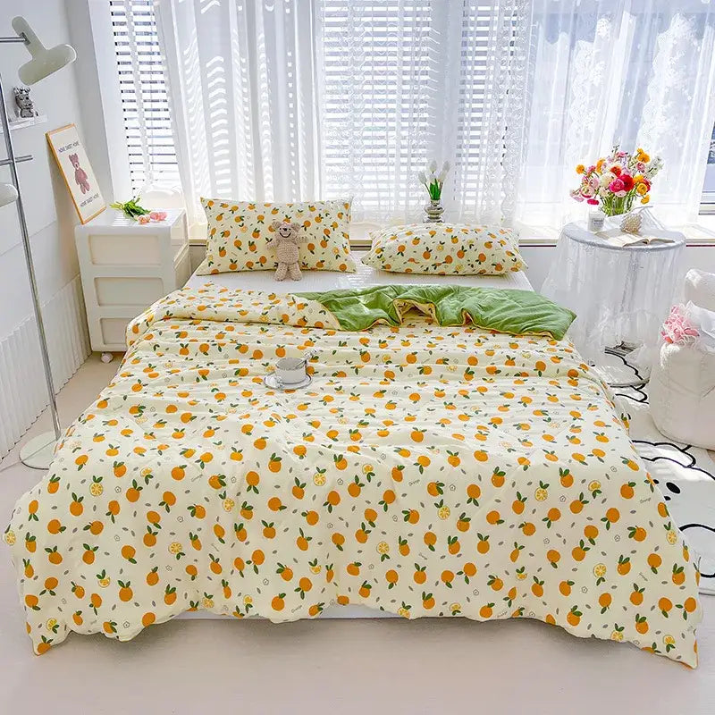 Rabbit Print Gauze Quilt