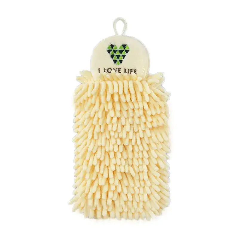 Microfiber Green Hand Towel