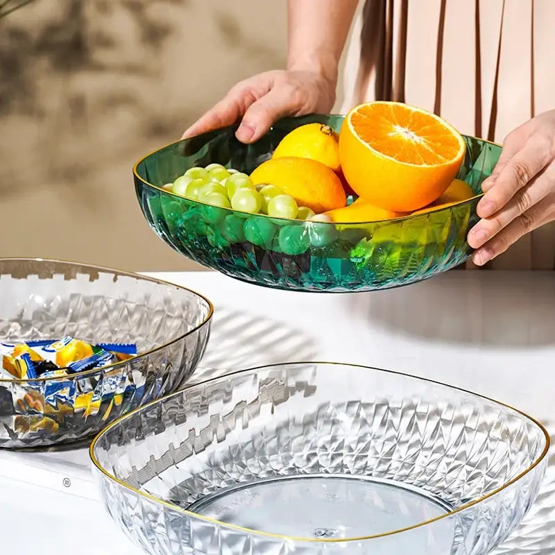 Green Crystal Fruit Tray