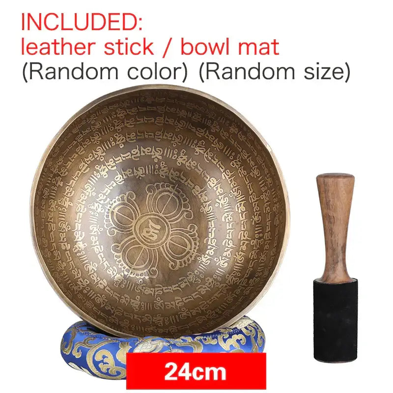 Gold Tibetan Singing Bowl