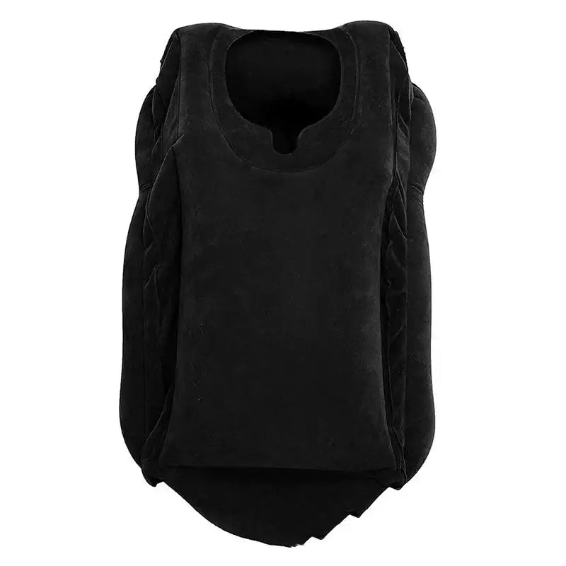 Gray Inflatable Travel Pillow