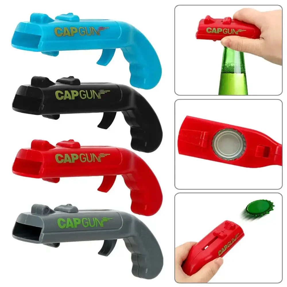 Red Gray Bottle Opener