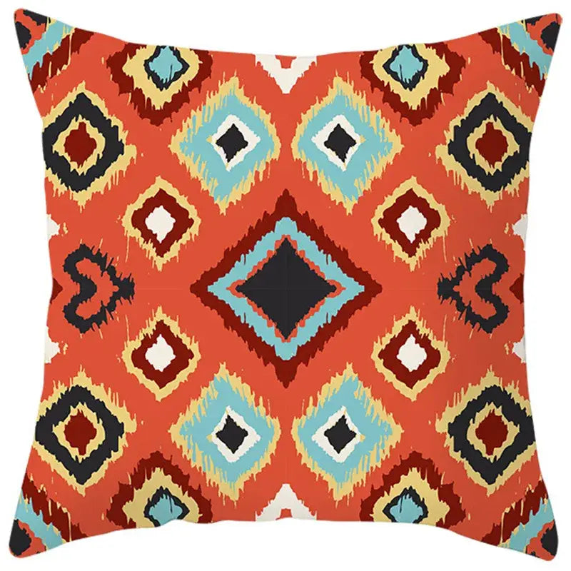 Geometric Boho Pillow Cover