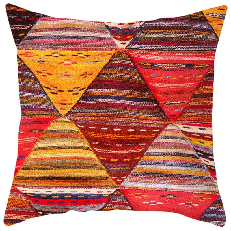 Geometric Boho Pillow Cover