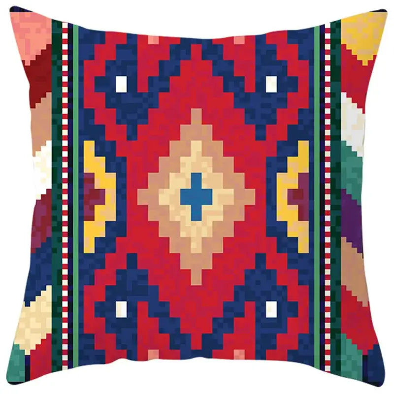 Geometric Boho Pillow Cover