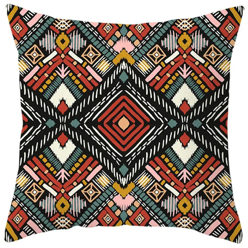 Geometric Boho Pillow Cover