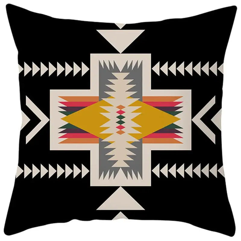 Geometric Boho Pillow Cover