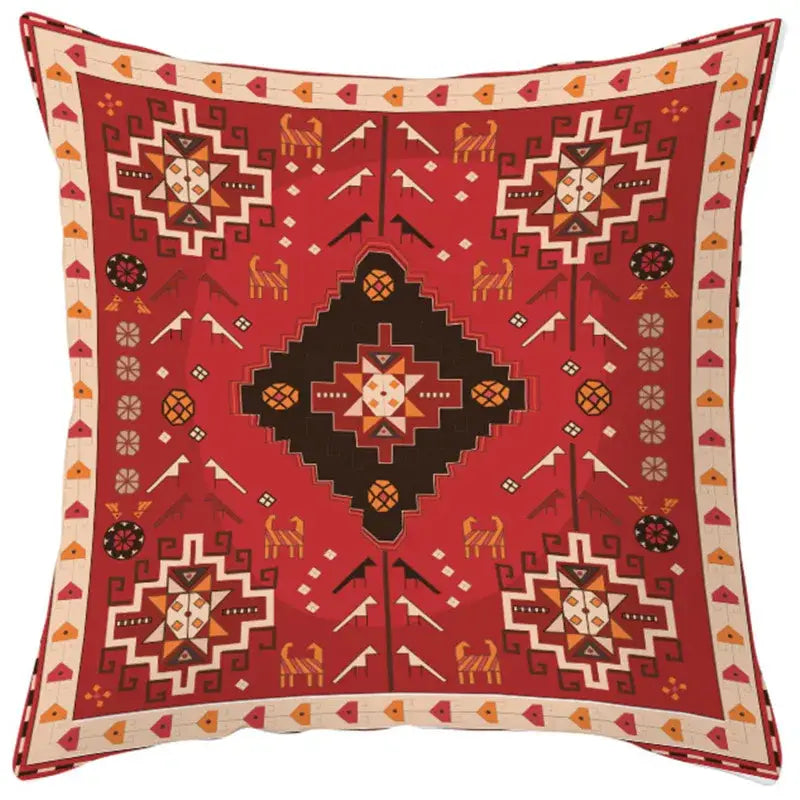 Geometric Boho Pillow Cover