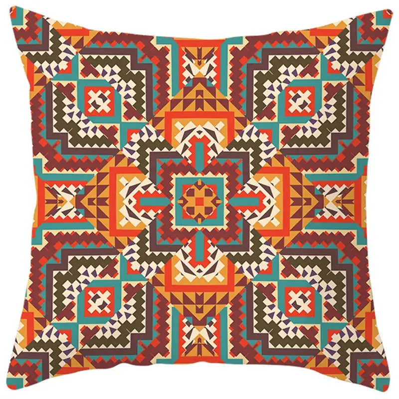 Geometric Boho Pillow Cover