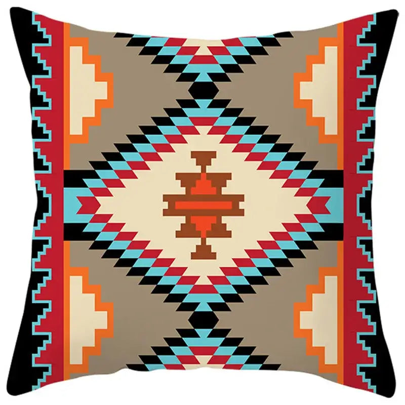 Geometric Boho Pillow Cover