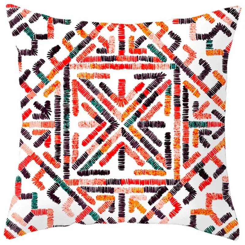 Geometric Boho Pillow Cover
