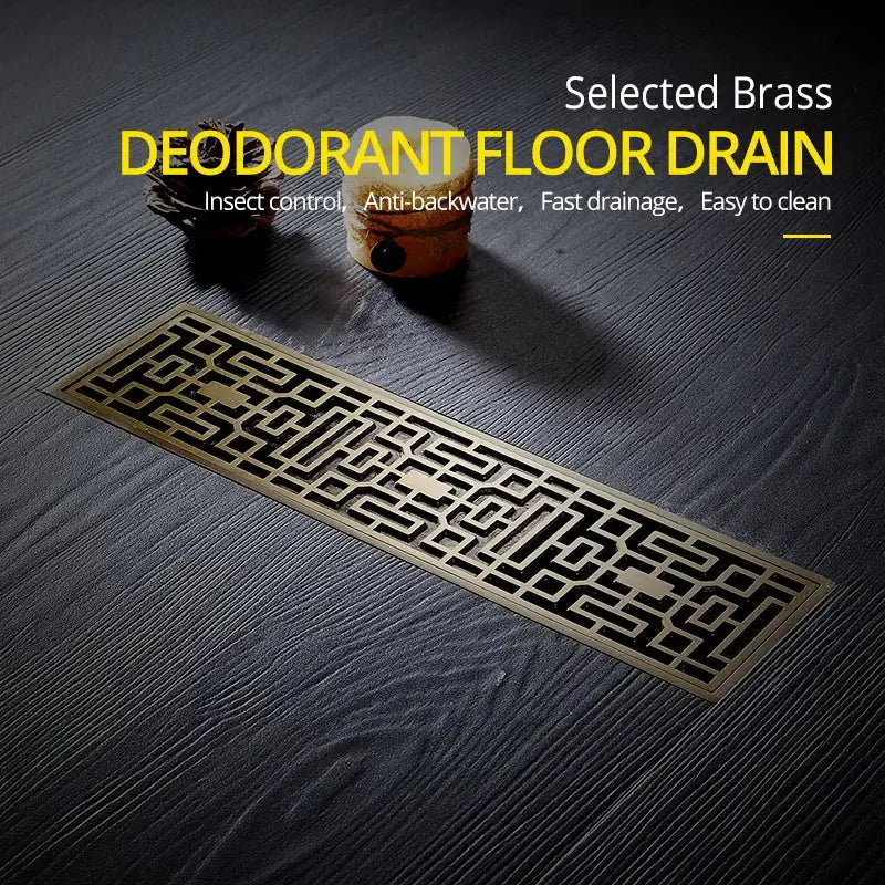 Antique Brass Floor Drain