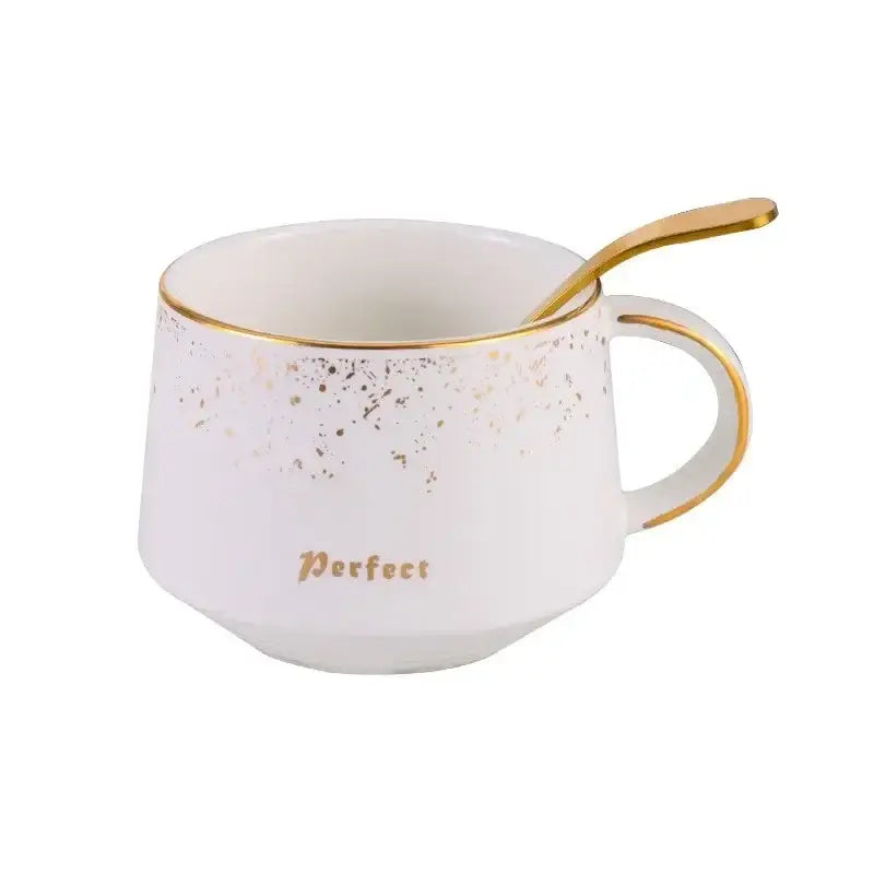 Black White Ceramic Cup Set