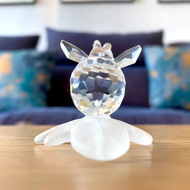 Clear Crystal Bee Figurine