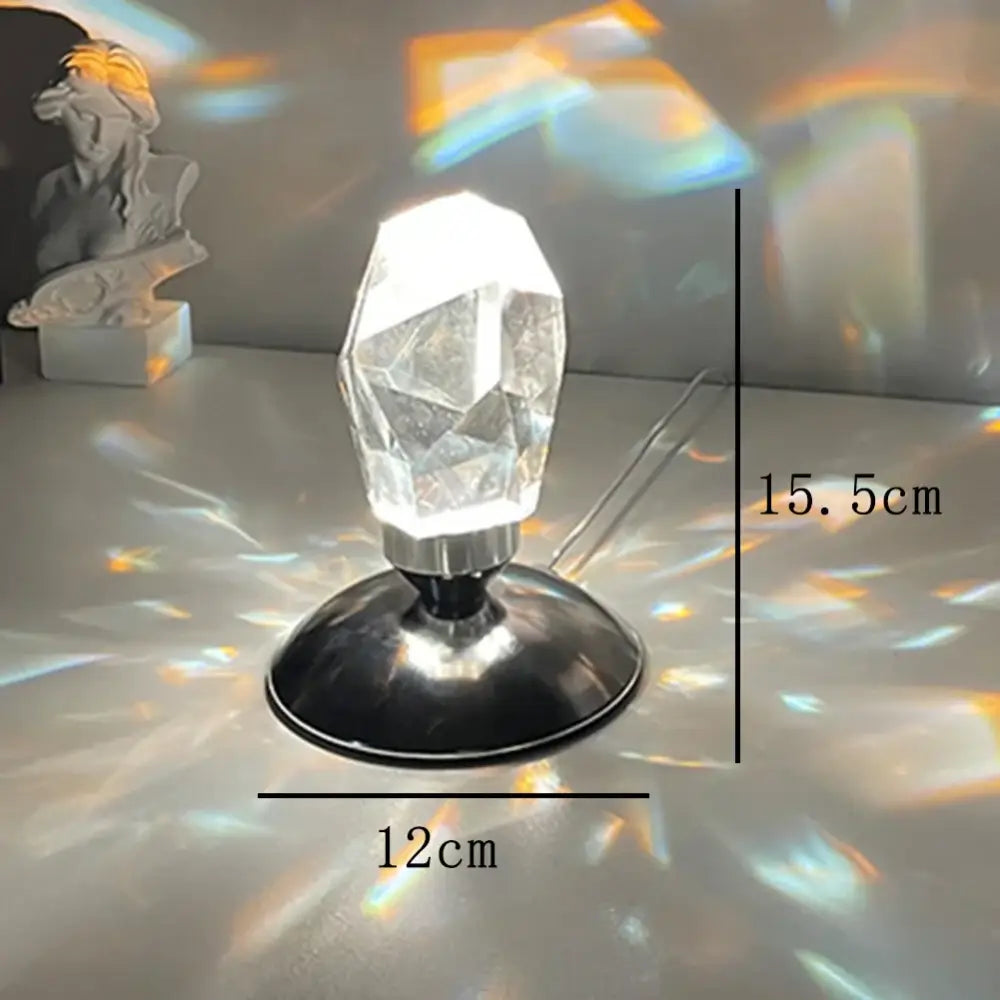 Crystal Diamond Geometric Table Lamp