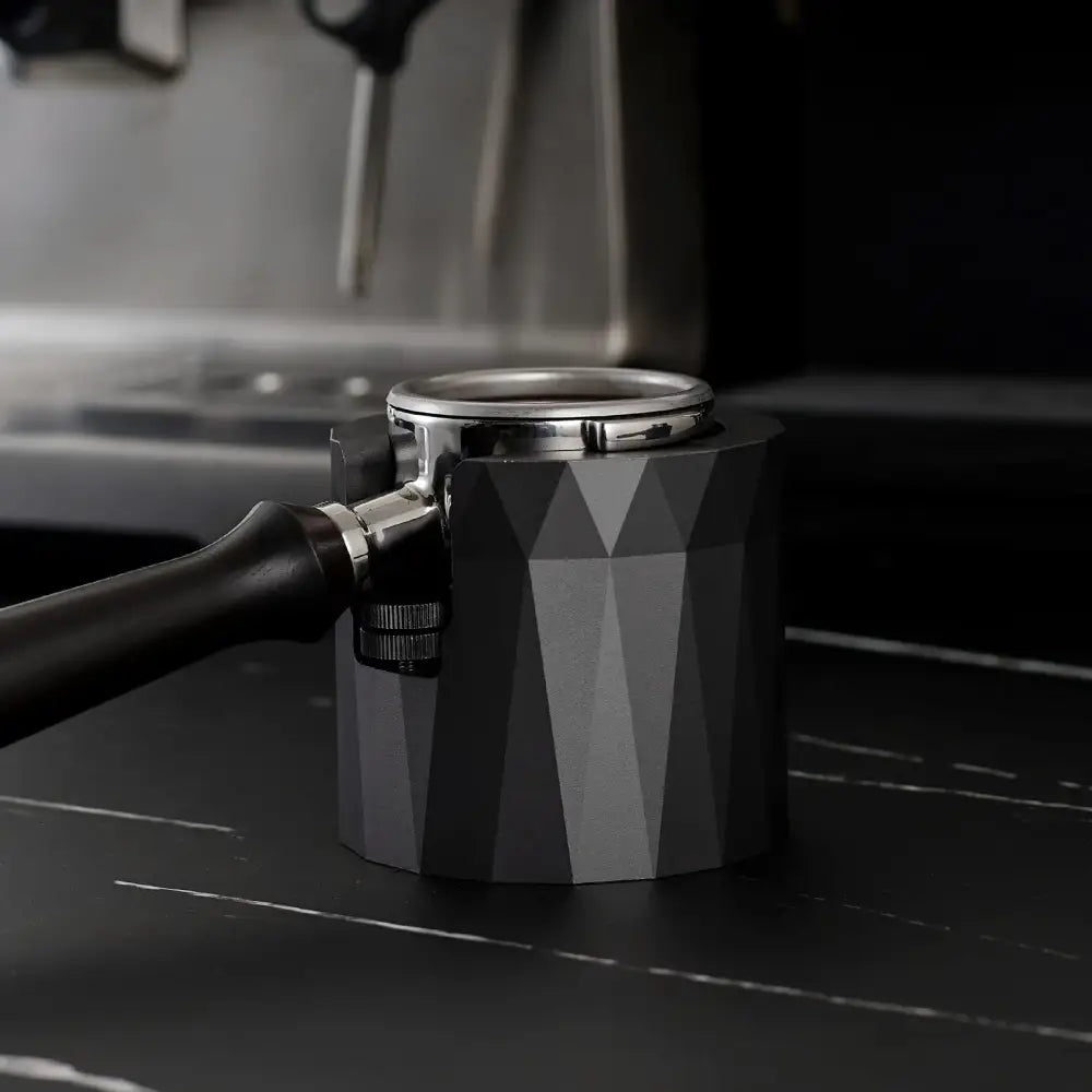 Black Metal Portafilter Stand