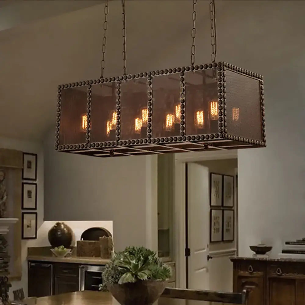 Black Wire Ceiling Light