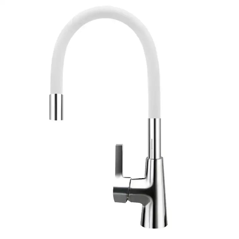 Red Chrome Kitchen Faucet