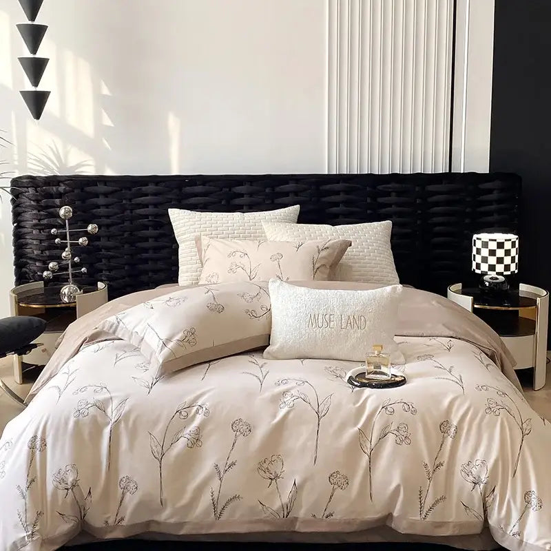 Beige Egyptian Cotton Bedding