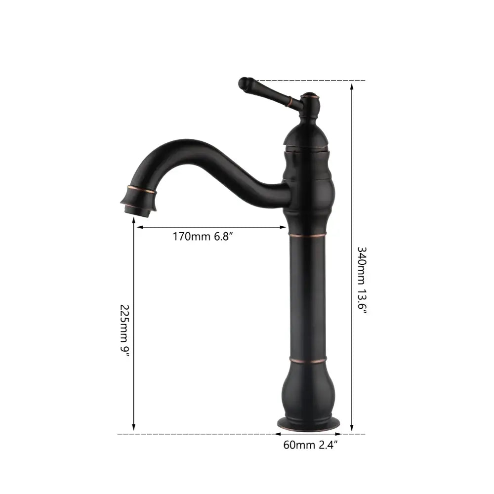 Black Ceramic Basin Set