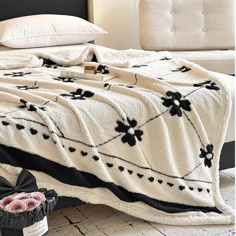 Cream Wool Sofa Blanket