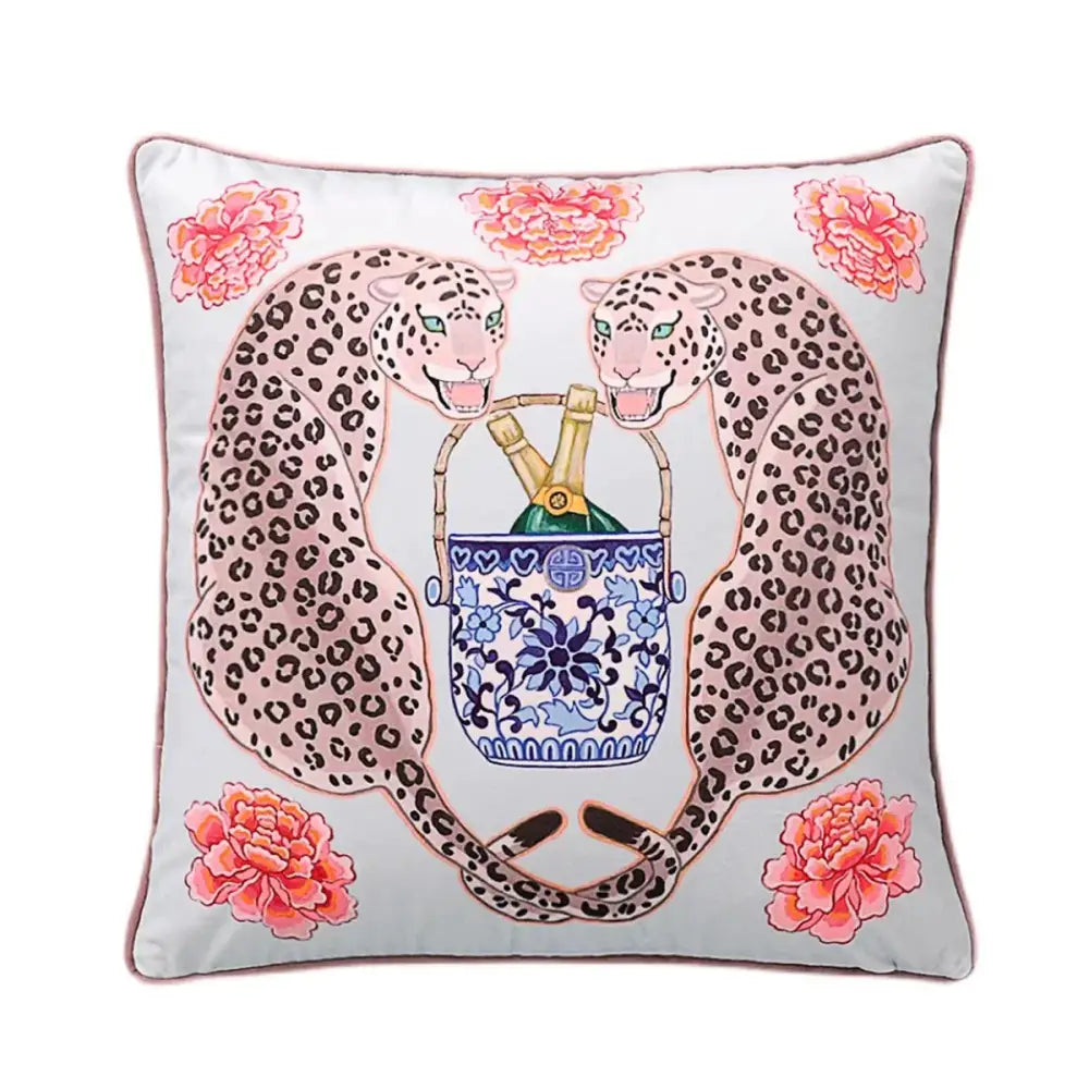 Green Handmade Lumbar Pillow