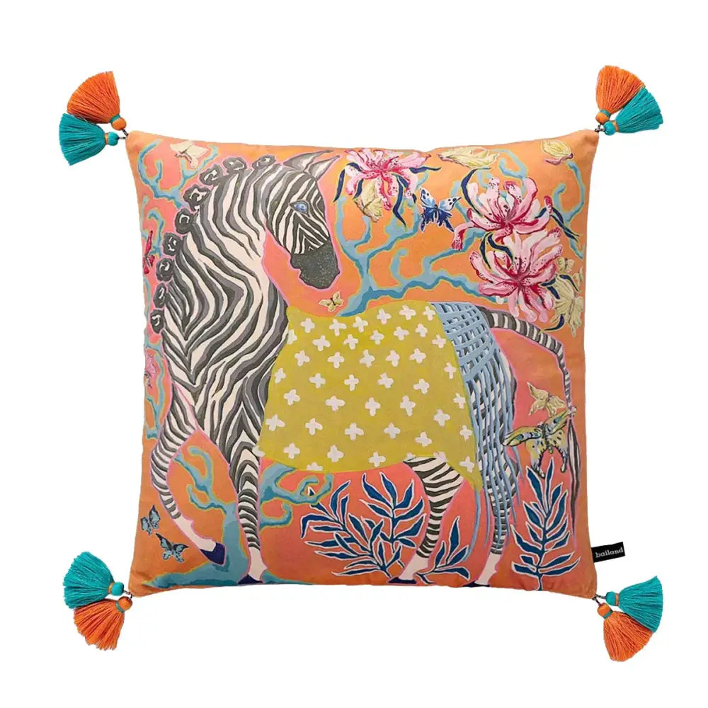 Green Handmade Lumbar Pillow