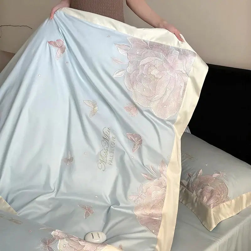Blue Egyptian Cotton Bedding