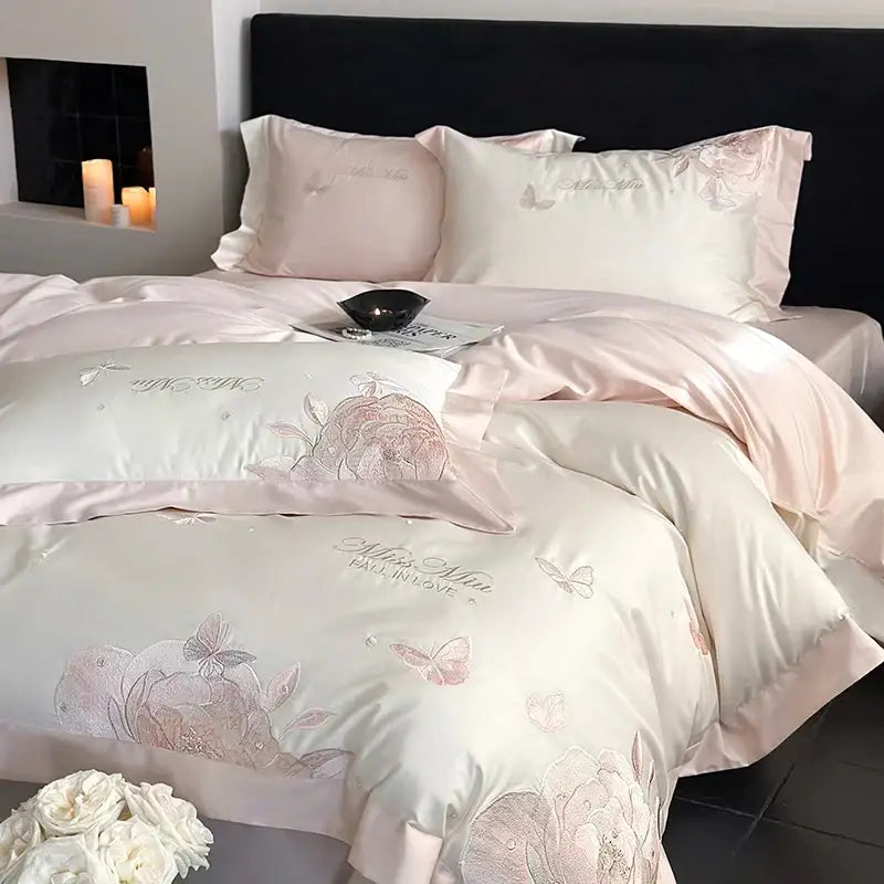 Blue Egyptian Cotton Bedding