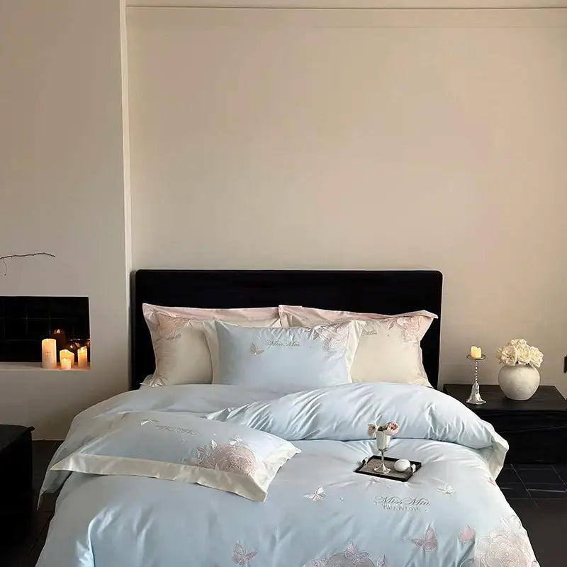 Blue Egyptian Cotton Bedding