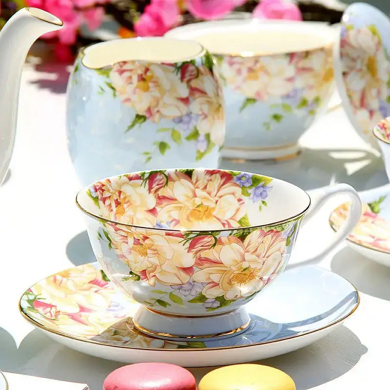 Pastel Porcelain Tea Set