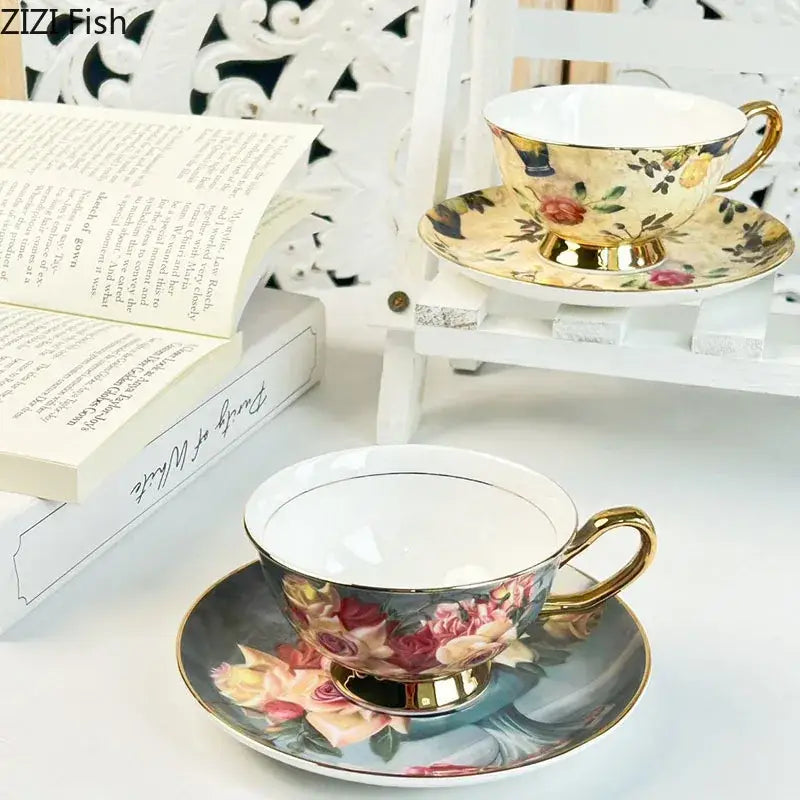 Pattern Porcelain Coffee Set