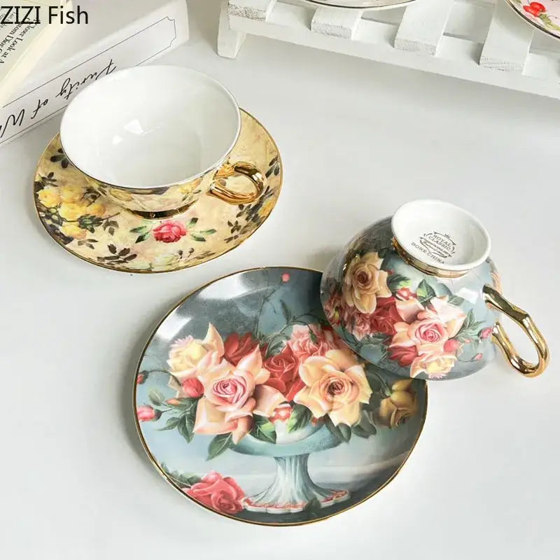 Pattern Porcelain Coffee Set