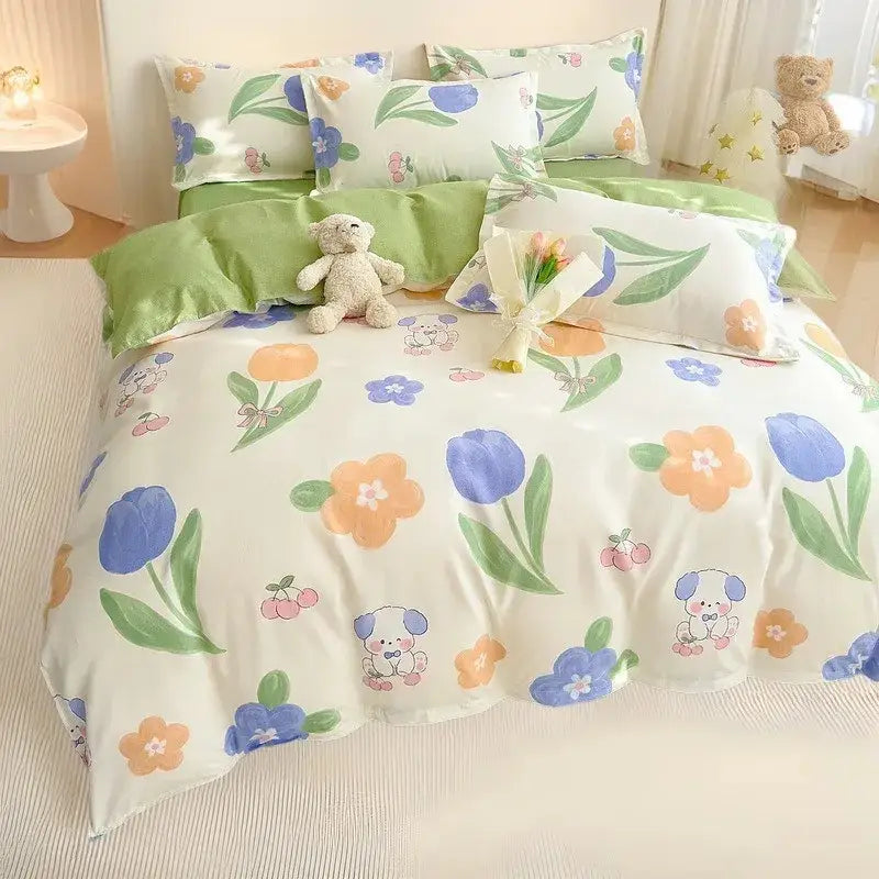 Puppy Cotton Printed Bedding