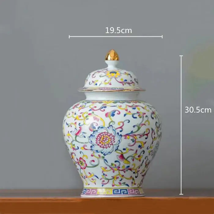 White Porcelain Tea Caddy