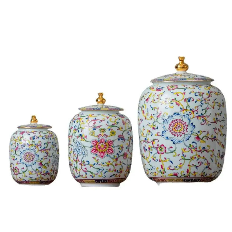 White Porcelain Tea Caddy