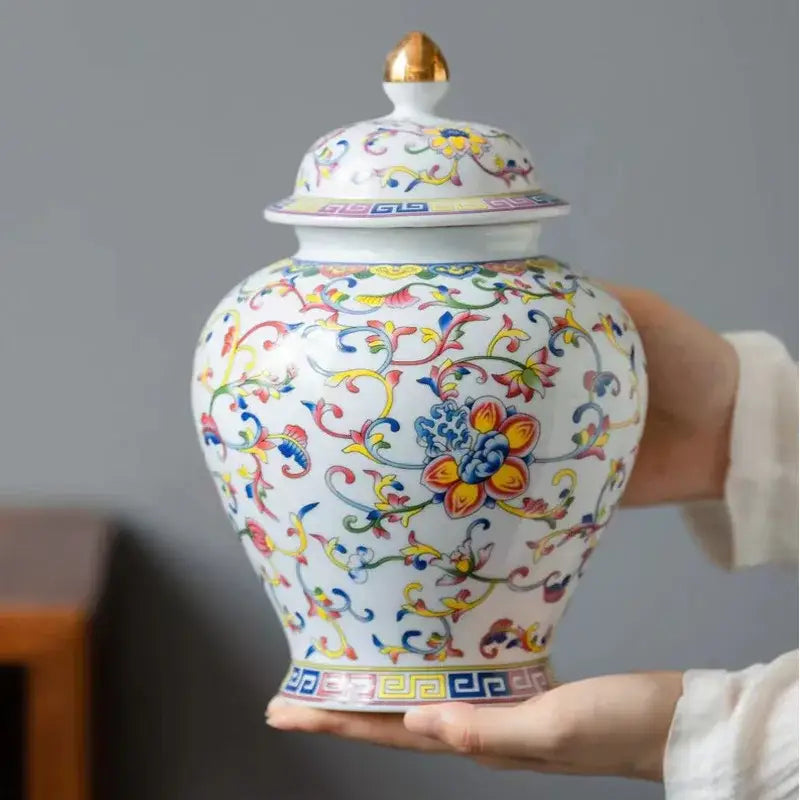 White Porcelain Tea Caddy
