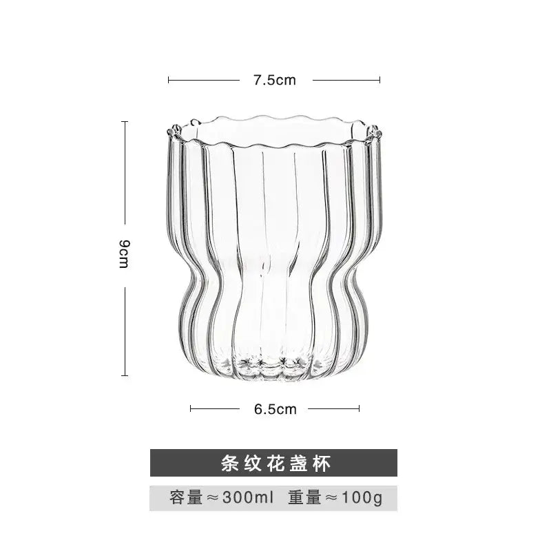 Clear Glass Mug Set
