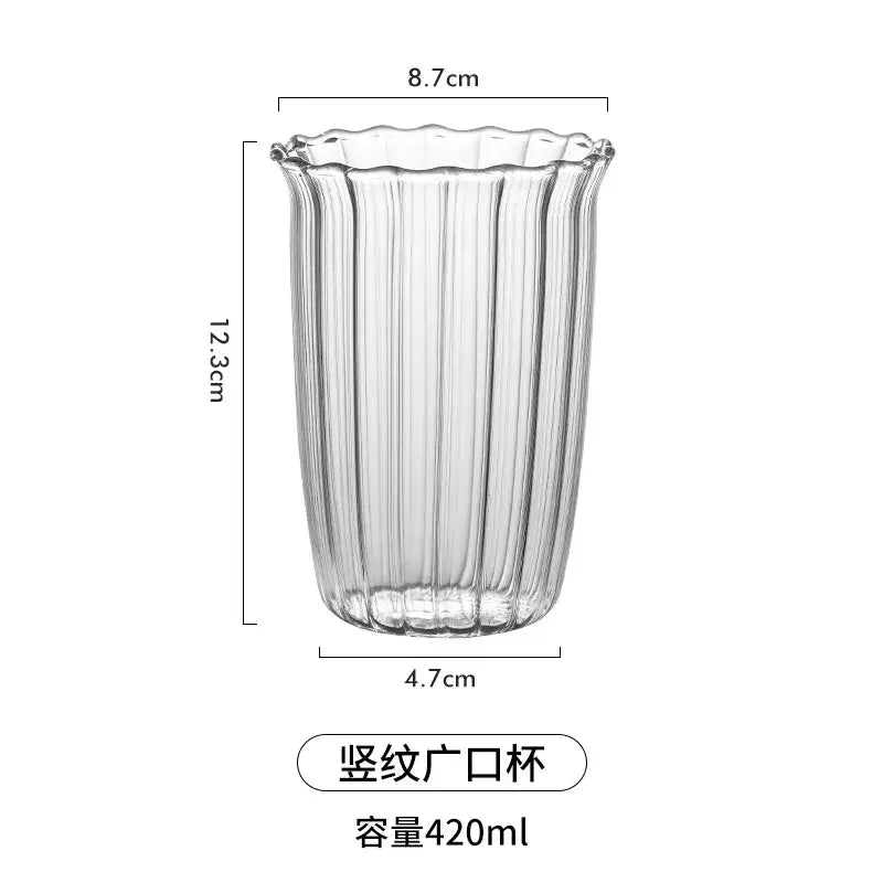 Clear Glass Mug Set