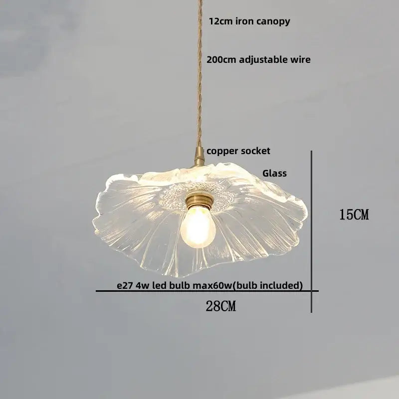 Clear Glass Nordic Versatile Pendant Light