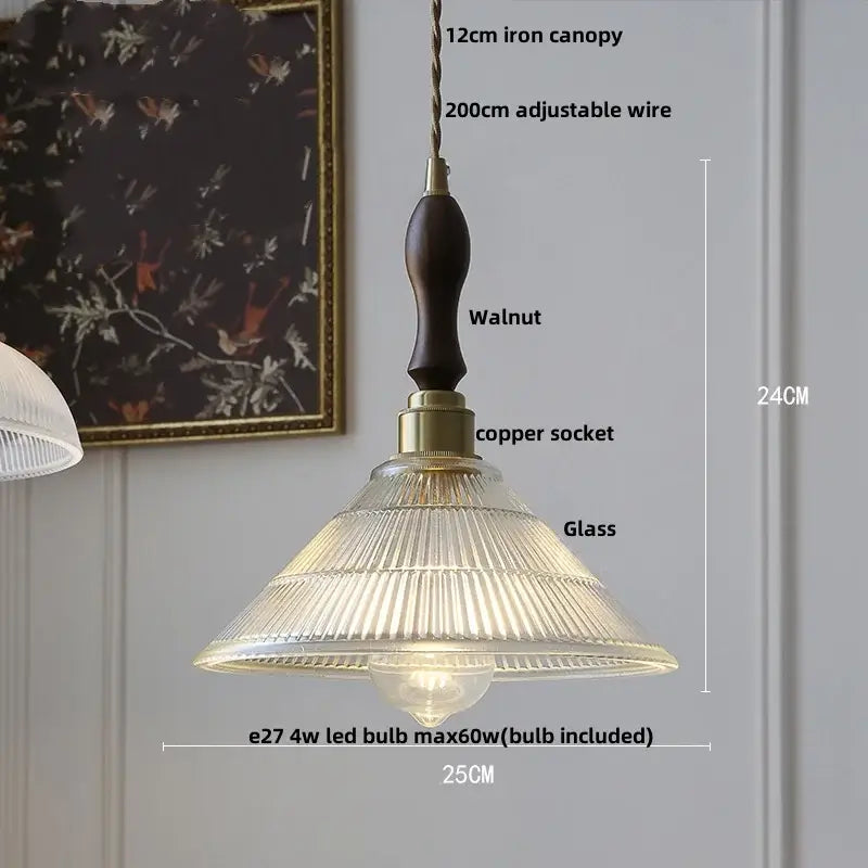 Clear Glass Nordic Versatile Pendant Light